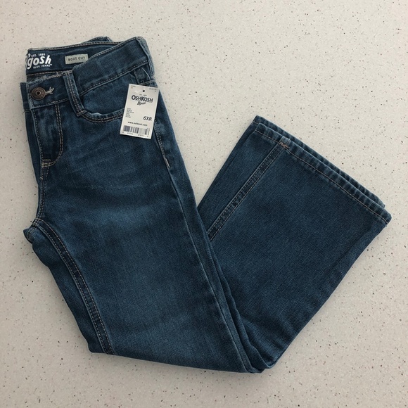 OshKosh B’Gosh boot cut jeans 6 NWT - Picture 1 of 5